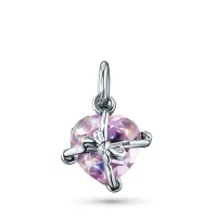 Подвеска из серебра с аметистом э0607пд02260350