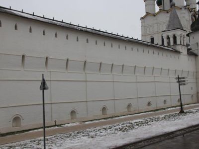 Северное прясло западной крепостной стены