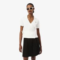 Женское хлопковое поло Lacoste