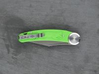 Складной нож Перемен Лисичка, сталь 8Cr14MoV, рукоять FRN, зеленый