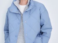 Утепленная куртка свободного силуэта