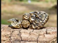 Замок для браслета из паракорда "Скифский Лев", латунь