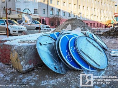 На проспекте Ленина в Якутске переделают дорожную разметку