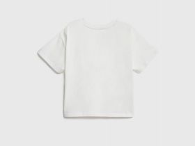Свободная футболка для девочек, Белый