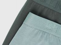 Базовые трусы-транки, 2 шт., Зеленый