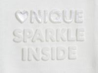 Лонгслив с вышивкой для девочек, Белый