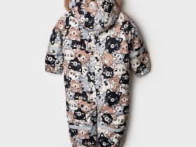 Комбинезон детский текстильный с полиуретановым покрытием для девочек