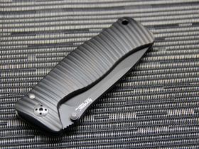 Нож складной LionSteel SR1 PVD, сталь Sleipner, рукоять титан