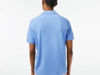 Мужское поло L.12.12 из меланжевой ткани