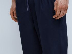 Брюки с регулируемым поясом, Синий