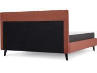 Кровать Пайл 140 Велюр Терракотовый