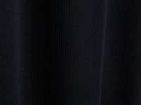 Трикотажное платье-майка в рубчик, Черный