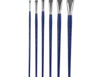 Кисть синтетика жесткая №4 плоская Finenolo