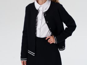 Комплект: кардиган, юбка