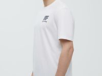 Футболка из хлопка с принтом