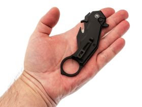 Складной нож-керамбит CIVIVI Amaroq, сталь Nitro-V, рукоять алюминий, черный