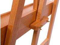 Мольберт напольный Лира с наклонной штангой Гамма "Студия", 65,5*85*164(225) см, бук