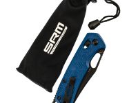 Складной нож SRM Retreiver 9201, сталь 8Cr13MOV Blackwash, рукоять Blue FRN