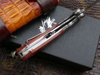 Складной нож Steelclaw Бук, сталь VG-10/дамаск, рукоять красное дерево