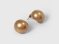 Серьги с эффектом античного золота, Золотой