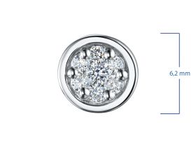 Классическая подвеска из серебра э0612пд12152700_white