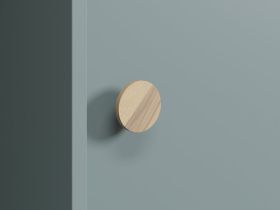 Стеллаж детский Арчи 80x111 Серо-зеленый