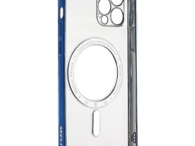 Чехол-накладка J-Case Magsafe Series для Apple iPhone 13 Pro силиконовый (голубой)