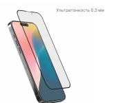 Защитное стекло uBear Extreme Nano Shield Privacy для Apple iPhone 16 Black
