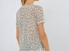 Джемпер с коротким рукавом, Бежевый