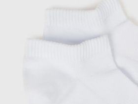 Короткие носки с поддержкой стопы, Белый