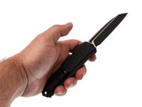 Автоматический нож Microtech Cypher II S/E, сталь M390, рукоять алюминий, черный