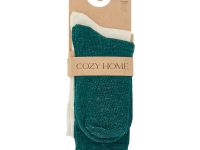 Носки Таежное утро, белые/зеленые