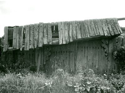 Уличные ворота на крестьянской усадьбе  Н.А. Сычевой