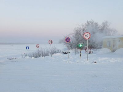 До 30 тонн увеличена грузоподъемность ледовой переправы через Алдан