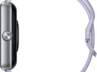Умные часы Xiaomi REDMI Watch 5 Серебристые, с сиреневым ремешком