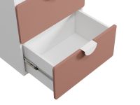 Стеллаж детский Милна 2-60x190 Розовый