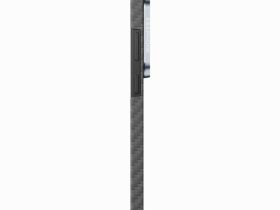 Чехол-накладка Keephone Kevlar Diago MagSafe для Samsung Galaxy S26 кевлар (арамид) черно-серый в полоску