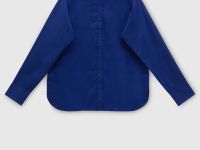 Рубашка прямого силуэта с длинным рукавом