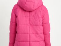 Утепленная куртка прямого силуэта