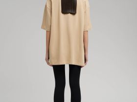 Футболка свободного кроя из джерси