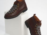 Ботинки из натуральной кожи, Коричневый