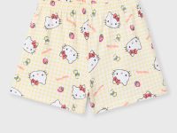 Жёлтая пижама с принтом Hello Kitty для девочки Глория Джинс