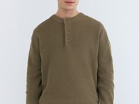 Джемпер из текстурной пряжи, Бежевый