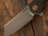Складной нож CJRB Crag, сталь D2, рукоять карбон