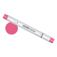 Маркер двухсторонний на спиртовой основе Stylefile Brush №356 розово-вишневый