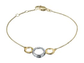 Браслет из комбинированного золота э4812бр08165100