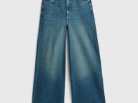 Джинсы со средней посадкой, Синий