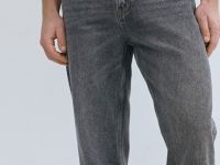 Прямые джинсы Straight, Серый