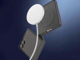 Чехол Araree Aramee 360 M для Galaxy Z Flip8, кевлар черный