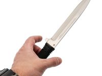 Походный нож Капитан, сталь D2, рукоять резина